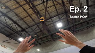 Setter POV  Volleyball GoPro  Ep 2 [upl. by Pontus]