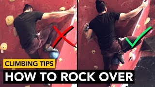 Rock Climbing Tips How to Rock Over using your Heel [upl. by Mcneil544]