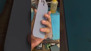 iPhone 13 Pro Max Orginal back glass change iphoneoriginal repair assam [upl. by Aimek579]