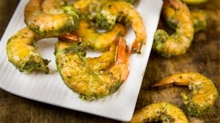 Stuffed Prawns Fry  Stuffed Shrimp Recipe [upl. by Durnan295]