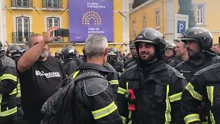 Manifestação dos Sapadores Bombeiros￼ [upl. by Hiller]