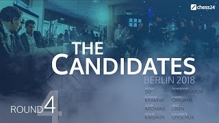 Round 4  2018 FIDE Berlin Candidates  Live Commentary [upl. by Marthe646]