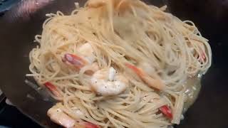 PASTA CON CAMARONES A LA MANTEQUILLA [upl. by Eitisahc]