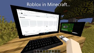 Creating a Roblox account in Minecraft feat Manou Synergy [upl. by Tearle686]