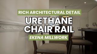 Add Timeless Elegance with EasytoInstall Urethane Chair Rails [upl. by Garfield]