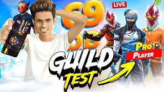 69 DB 1 vs 4 Guild Test 😨🔥 RASHIQ DB is Live 🤍 rashiqdb 69db [upl. by Ydualc]