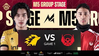 ID M5 Group Stage Hari 1  ONIC VS BIGETRON SONS  GAME 1 [upl. by Gowrie]