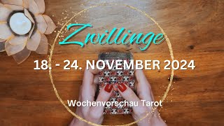 ZWILLINGE ♊️ quotJACKPOT VOM MANGEL IN DIE FÜLLEquot Zwillinge 18  24 November 2024 Tarot [upl. by Lrac]