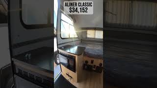 2023 Aliner Classic Permanent Bed A Frame Travel Trailer Tour  Beckleys RVs [upl. by Yerffoej489]