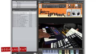 BoomAndBap  Straight Ahead Jazz Drums library for Kontakt [upl. by Alliber]