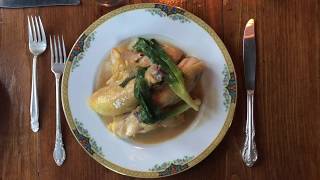 Poulet en Vessie at LAntagoniste in Brooklyn New York [upl. by Cynthla]