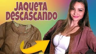 DIY  Como consertar e reformar jaqueta de quotcouroquot descascando  Fix a peeling leather jacket [upl. by Gnilrac]