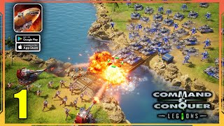 Command amp Conquer Legions Gameplay Walkthrough Part 1 Android iOS [upl. by Atteirneh]