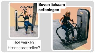 Hoe gebruik je fitnesstoestellen Arm en borstoefeningen uitgelegd [upl. by Sedrul]