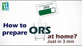 How to prepare Oral Rehydration Solution ORS at home  Just in 3 Min [upl. by Laine]