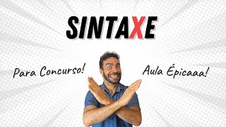 SINTAXE  Entenda de uma vez por todas [upl. by Genisia]