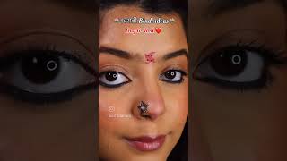 Easy bindi design with eyeliner eyelinertutorial eyelinerhack tattoo [upl. by Adnale]