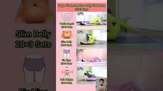 Yoga Pilates Reduce Belly Fat Exercise At Home shortvideo viralshortvideo [upl. by Dorran]