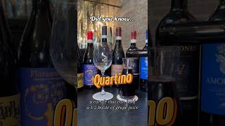 DidYouKnow a quartino is a carafe that can hold a 12 bottle of grape juice wine imeddiecano [upl. by Mroz]