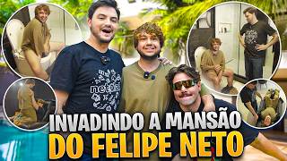 BRINO INVADIU A MANSÃO DO FELIPE NETO COM O T3DDY [upl. by Niar]