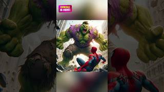 SpiderMan vs Hulk Can SpiderMan Survive the Battleshorts hulk [upl. by Cristabel]