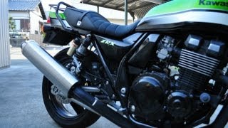 Kawasaki ZRX400 純正マフラー音 [upl. by Gabby]