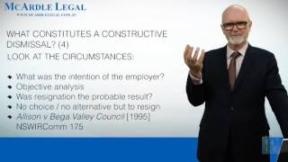 CONSTRUCTIVE DISMISSAL  Is it a valid legal concept [upl. by Eisenhart]