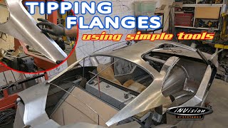 Making a TTOP Roof Pt2  The Flanges  Ep10  After Burner HAND BUILT Hot Rod [upl. by Jaquith]