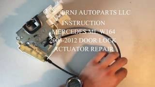 MERCEDES ML CLASS W164 20062012 DOOR LOCK ACTUATOR REPAIR KIT [upl. by Esorlatsyrc]