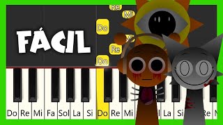 Incredibox Sprunki Phase 3 Sounds 👉 Piano Tutorial [upl. by Tletski]