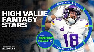 Unveiling the Value of Fantasy Footballs Biggest Names  Fantasy Focus 🏈 [upl. by Osana]