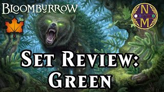 Bloomburrow Set Review Green  Magic the Gathering [upl. by Narayan]