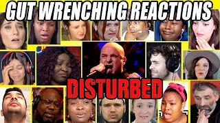 The Best Reactions To Disturbed quotSound of Silencequot Live on CONAN [upl. by Anale736]