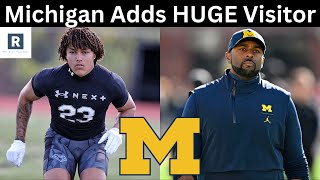 Michigan Footballs Adds A Few BIG TIME Visitors  Michigan Football Recruiting News [upl. by Serra934]