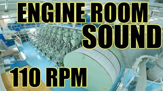 ENGINE ROOM SOUND  MAN BampW 8S50MCC ENGINE  SHORT ENGINE ROOM TOUR [upl. by Akerdnuhs]