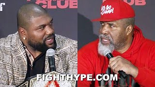 SHANNON BRIGGS amp RAMPAGE JACKSON TRADE quotCRYBABYquot WORDS DISAGREE ON quotRESPECTquot AFTER TEAM BOXING LOSS [upl. by Zebe]