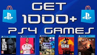 How to get 1000 PS4 games for FREE in 30 seconds [upl. by Ettenrahs826]