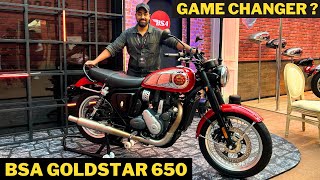 BSA GOLDSTAR 650  WILL THIS SINGLE CYLINDER 650 CHANGE THE GAME [upl. by Jenkins]