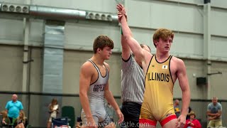 170 – Cooper Wettig G of Chicago IL vs Caden Brewer R of Avon IN [upl. by Divadleahcim]