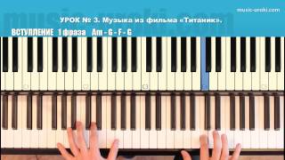 Титаник Titanic piano My Heart Will Go On EASY piano tutorial  piano cover [upl. by Issi]