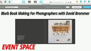 Blurb Book Making For Photographers  David Brommer [upl. by Hcirdeirf]