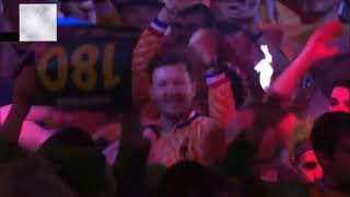 Dirk Van Duijvenbode Walk On against Boris Krcmar Darts World Championship 2024 Round 2 [upl. by Nybbor]