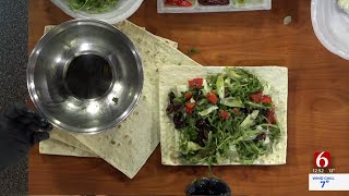 Cooking Corner Goat Cheese and Artichoke Salad Flatbread [upl. by Zarihs]