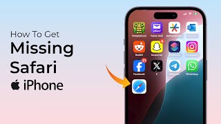 How To Get Missing Safari On iPhone [upl. by Ong]