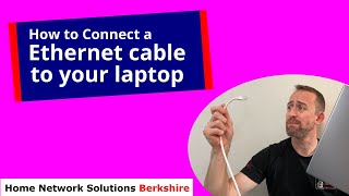 How to connect a Ethernet cable to your laptop [upl. by Magulac988]