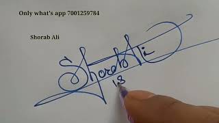 How to signature your name  Sign your name  Signature tips  Autograph  Design [upl. by Ennaeed]