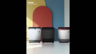 Haier’s SemiAutomatic Washing Machine [upl. by Olnee]