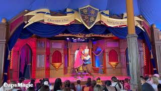 Beauty and the Beast  Storytelling at the Royal Theatre  Disneyland Resort 2024 4K [upl. by Usanis]