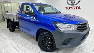 2020 Toyota Hilux 4x2 Workmate 27L Petrol Manual Single Cab CC Single CChassis Nebula Blue [upl. by Barabas]