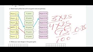 worksheet of tenths and hundredths class 5 maths [upl. by Narrad]